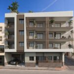Vooraanzicht van nieuwbouw appartement in Santa Pola in Spanje, gelegen aan de  Costa Blanca-Zuid