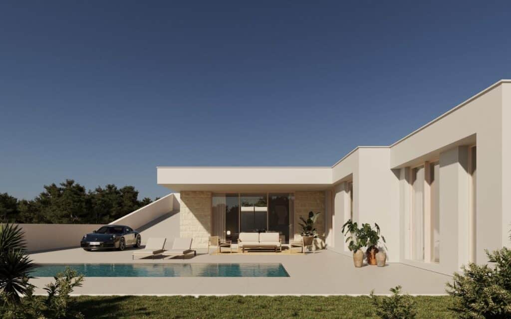 Nieuwbouw Project in Polop in Spanje, gelegen aan de Costa Blanca-Noord