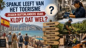 AI afbeelding met toeristen op de wandelboulevard aan de kust