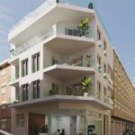 Vooraanzicht van nieuwbouw appartement in Guardamar Del Segura in Spanje, gelegen aan de  Costa Blanca-Zuid