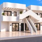 Vooraanzicht van nieuwbouw appartement in San Pedro Del Pinatar in Spanje, gelegen aan de  Costa Cálida