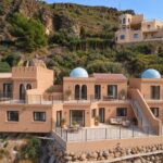 Luchtfoto van nieuwbouw huis in Turre in Spanje, gelegen aan de  Costa de Almería
