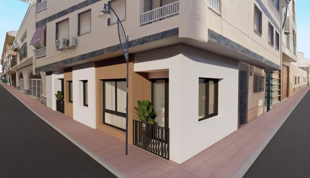 Vooraanzicht van in San Javier in Spanje, gelegen aan de  Costa Cálida