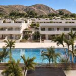 Gemeenschappelijk zwembad van in San Juan De Los Terreros in Spanje, gelegen aan de  Costa de Almería