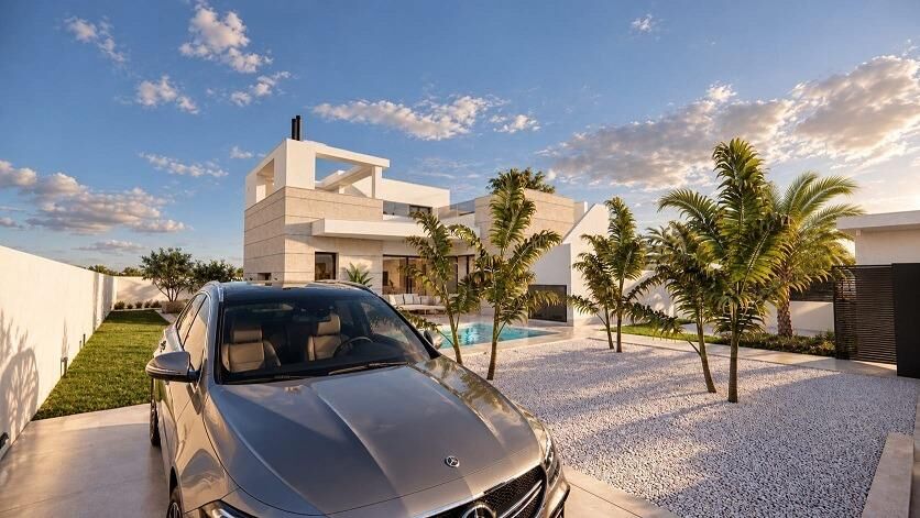 Nieuwbouw Villa Te koop in Torrevieja in Spanje, gelegen aan de Costa Blanca-Zuid