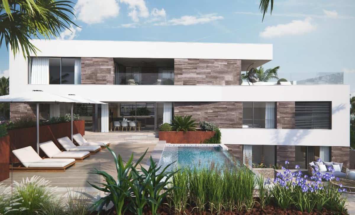 Vooraanzicht Nieuwbouw Villa Te koop in Cabo De Palos in Spanje, gelegen aan de Costa Cálida