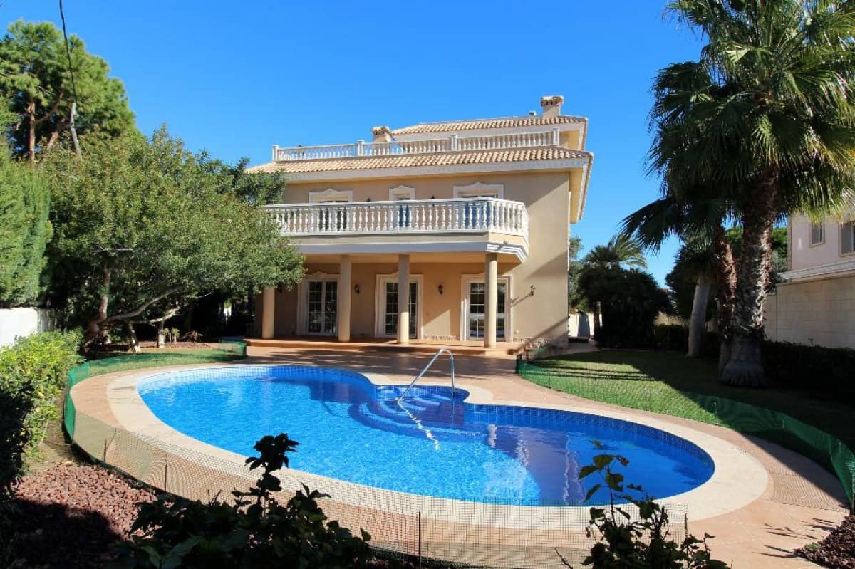 Vooraanzicht Villa Te koop in Orihuela in Spanje, gelegen aan de Costa Blanca-Zuid